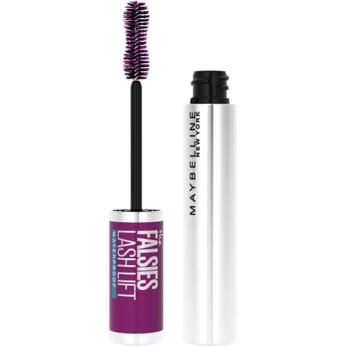 Maybelline New York the Falsies Lash Lift Mascara waterproof volumateur, allongeant, liftant, recourbé, multipliant, maquillage des yeux, très noir, 0,29...