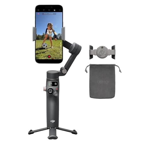 DJI Osmo Mobile 8 Standard Combo, Gimbal Stabilizer for Phone, AI Native Tracking, 360° Pan Rotation, Built-in Extension Rod & Tripod, 10h Battery,...