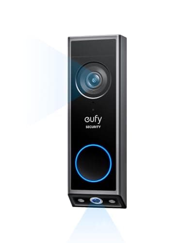eufy Security Video Doorbell E340 (Battery Powered), Dual Cameras with Delivery Guard, 2K Full HD and Color Night Vision, HomeBase S380 Compatible,...