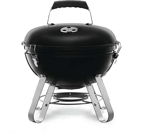 Napoleon 14-Inch Portable Charcoal Kettle Grill - NK14K-LEG-3 - Black, Portable, 150in² Cooking Area, Sturdy 4-Leg Design