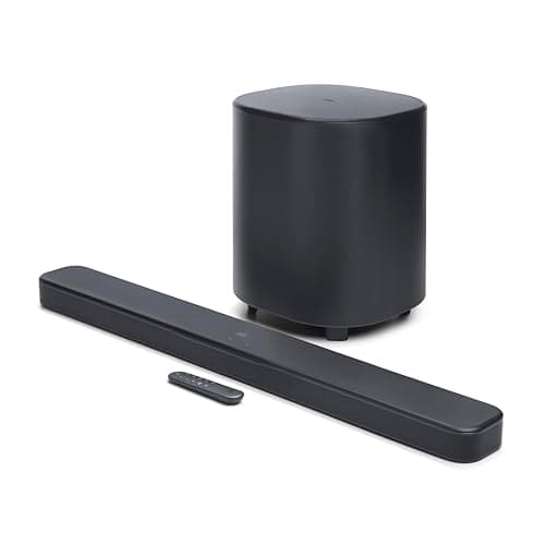 JBL Bar 500MK2-5.1 Channel soundbar System with Dolby Atmos, MultiBeam 3.0 & PureVoice 2.0, 750W with 10" Sub, Easy Sound Calibration, and Works...