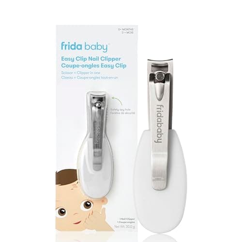 Frida Baby NailFrida The SnipperClipper, coupe-ongles pour bébé, coupe-ongles pour bébé avec trou d'espionnage de sécurité, pour nouveau-nés et plus
