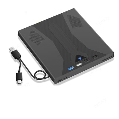 Lecteur Blu Ray optique externe Cenroelon Lecteur Blu Ray optique prenant en charge le disque 100G USB 3.0 et lecteur DVD/CD/BD Type-C pour PC portable de bureau 3D...