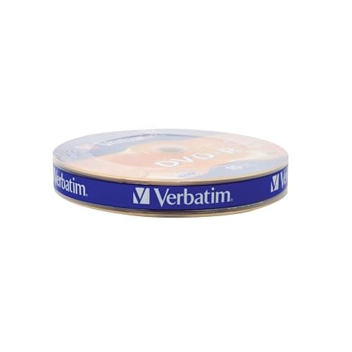 'Verbatim DVD-R 4,7 Go 16 x 10 pièces Spindle Wrap Argent 43729