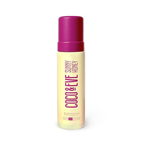 Mousse autobronzante Coco & Eve – Mousse bronzante entièrement naturelle sans soleil | Lotion autobronzante instantanée avec Bali Bronzer | Kit bronzant Sunny Honey Bali...