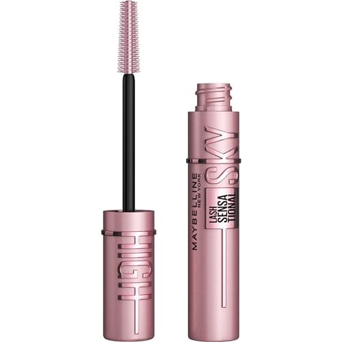 Maybelline New York Lash Sensational Sky High Mascara lavable allongeant les cils, True Brown, 7,2 ml