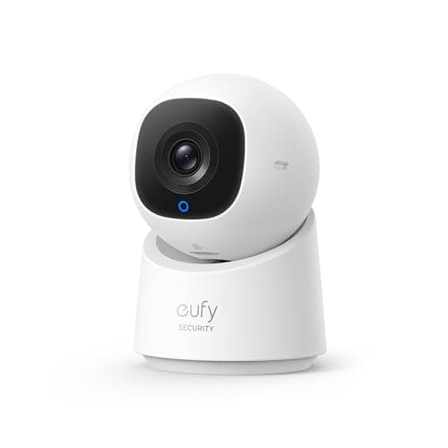 eufy Security Indoor Cam C220, Security Camera with 360° PTZ, Plug-in Security Indoor Camera with 2.4G Wi-Fi, 2K Resolution, Human/Motion AI, Night...