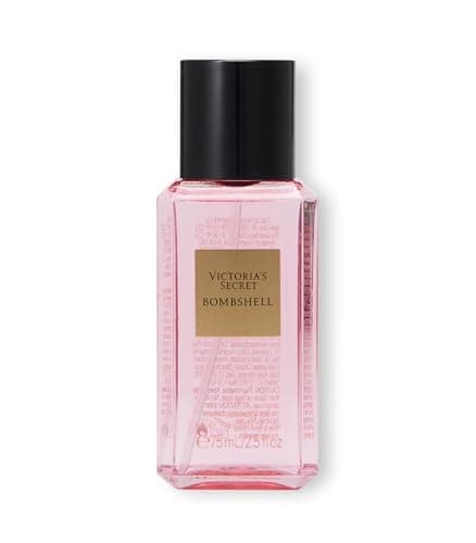 Victoria's Secret Bombshell Mini Fragrance Mist, Notes of Purple Passion Fruit, Shangri-La Peony & Vanilla Orchid, Travel Size Body Spray for Women...