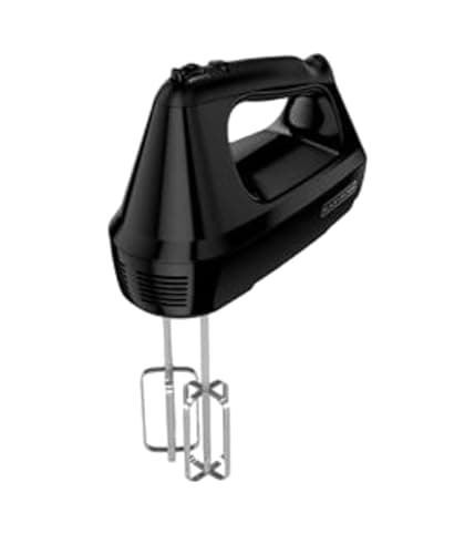 BLACK+DECKER 6 Speed Hand Mixer with 5 Attachments & Storage Case, Hand Blender, MX3200B-F