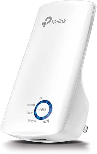 Extension WiFi TP-Link N300 TL-WA850RE - Couvre jusqu'à 800 pieds carrés, jusqu'à 300 Mbps, amplificateur de signal et répéteur WiFi, bande unique 2,4 GHz uniquement, compact...
