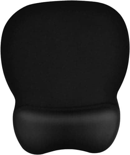 EooCoo Ergonomic Mouse Pad with Wrist Support, Mousepad with Memory Foam Wrist Rest and Non-Slip Base for Computer, Cafe, Home & Office, 9.64 x...