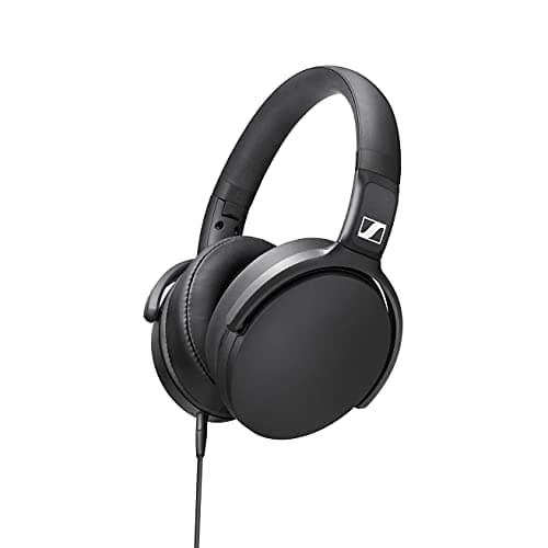 Sennheiser HD 400S Casque fermé autour de l'oreille avec télécommande intelligente à un bouton sur câble amovible
