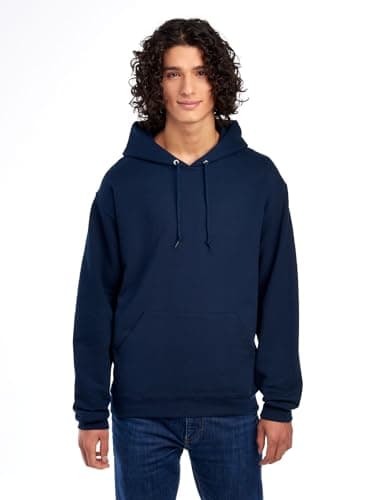 Jerzees NuBlend® Hooded Sweatshirt, Jnavy, Large
