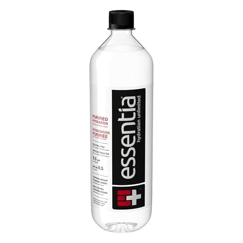 Essentia Ionized Alkaline Water 9.5 pH, Purified Hydration, Enhanced With Electrolytes for a Clean, Smooth Taste, Reverse Osmosis Purified,...