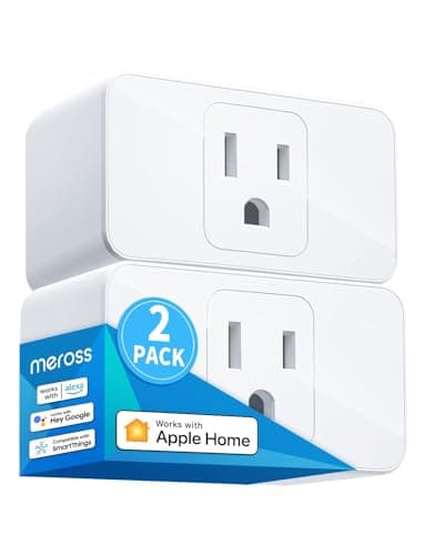 meross Smart Plug, 15A & Reliable WiFi Outlet Works with Alexa, Google Home, Apple HomeKit and SmartThings, Voice & Remote Control, Timer Function,...