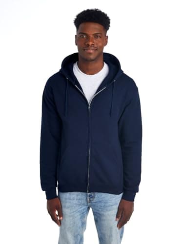 Sweat à capuche Jerzees NuBlend® entièrement zippé, Jnavy, XLarge