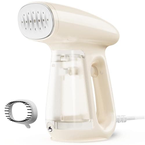 Bear Steamer pour vêtements, défroisseur à main 1300 W, défroisseur à vapeur avec réservoir de 230 ml, chauffage rapide, arrêt automatique, fer à vapeur pour les plis des tissus...