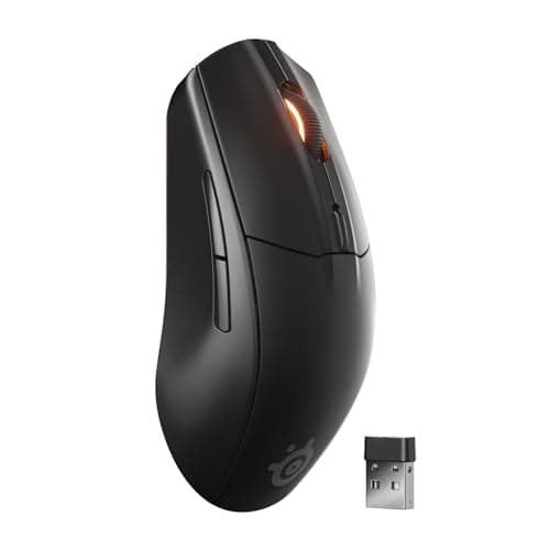 SteelSeries Rival 3 Wireless Gen 2 Gaming Mouse — 2.4GHz and Bluetooth — 18000 DPI TrueMove Air Optical Sensor — 60 Million Click Durability —...
