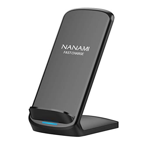 NANAMI Upgraded 15W Fast Wireless Charger, Wireless Charging Stand Compatible with iPhone 16/15/14 Pro Max/13/12/11/XR/XS Max/X/8, Charger for...