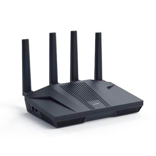 GL.iNet GL-MT6000 (Flint 2) WiFi 6 High Speed Gaming Routers for Wireless Internet, 2 x 2.5G Ethernet Ports for Fiber Optic Modem, Long Range...