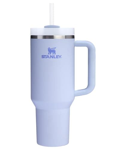 STANLEY Quencher H2.0 Gobelet avec poignée et paille 40 oz | Couvercle Flowstate à 3 positions | Porte-gobelet compatible pour les voyages | Isolation en acier inoxydable...