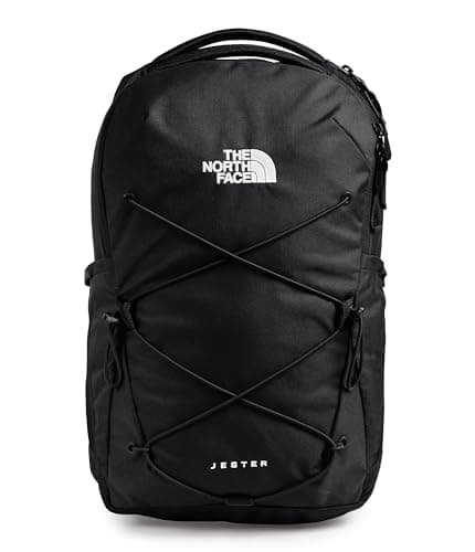 THE NORTH FACE Women's Jester Everyday Laptop Backpack | Commuter Travel Bag with Laptop Sleeve, Water Repellent Finish, TNF Black-NPF, One Size