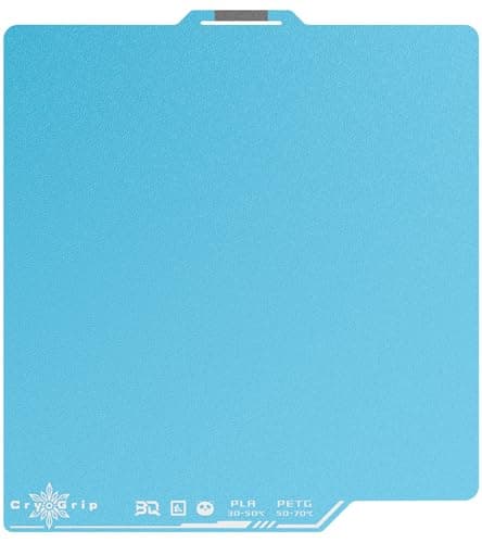 Plaque de construction à froid BIQU Cryogrip Pro Frostbite 257x257MM pour imprimantes 3D Bambu-Lab P1P, P1S, P2S, X1C, X1E, A1, impression à température ambiante double face...