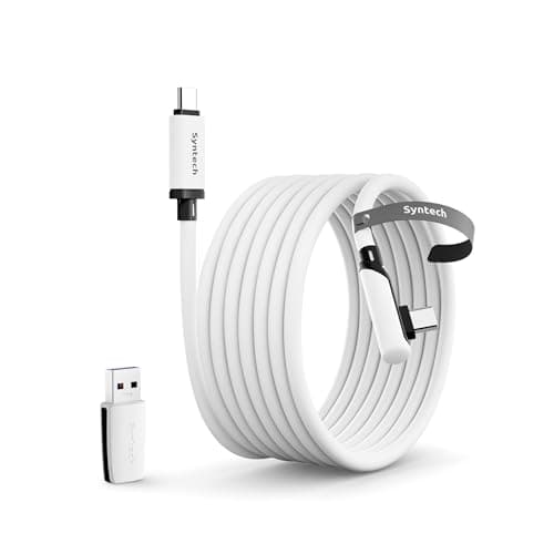 Syntech Link Cable Compatible with Meta/Oculus Quest 3S/Quest 3/Quest2/Pro/Pico 4/Ultra and PC/SteamVR, 16FT Upgraded Type C Cable with USB 3.0...
