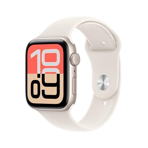 Apple Watch SE 3 [GPS 40mm] Smartwatch with Starlight Case with Starlight Sport Band. Fitness and Sleep Trackers, Heart Rate Monitor, Always-On...