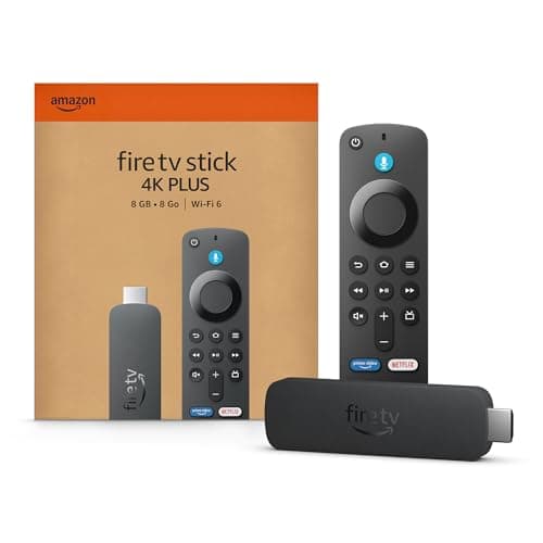 Amazon Fire TV Stick 4K Plus (newest model), streaming device, more than 1.2 million movies and TV episodes, supports Wi-Fi 6, watch free & live TV