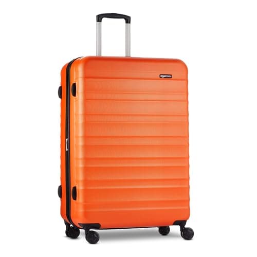 Amazon Basics 30-Inch Hardside Checked Luggage, Hardshell Suitcase With Wheels, Expandable For Up to 15% More Space, With Scratch-Resistant...