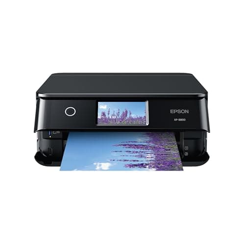 Epson Expression Photo XP-8800 Wireless Printer with 6-Color Claria Ink System, Borderless Prints up to 8.5" x 11", Fast Printing, 4.3" Color...