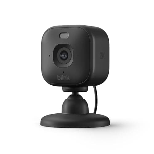 Blink Mini 2K+ (newest model) – Plug-in Home & Pet Security Camera with 2K video resolution, colour night vision, enhanced audio, motion detection...