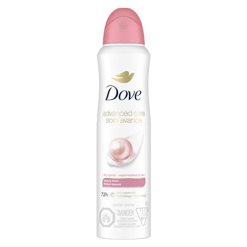 Dove Advanced Care Beauty Finish Déodorant antisudorifique en spray sec pour femme avec ¼ d'hydratants 107 g