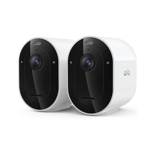 Caméra de sécurité Arlo Pro 2K HDR (6e génération, version 2025) - Caméra extérieure sans fil, batterie amovible rechargeable, légendes d'événements, alarme d'urgence...