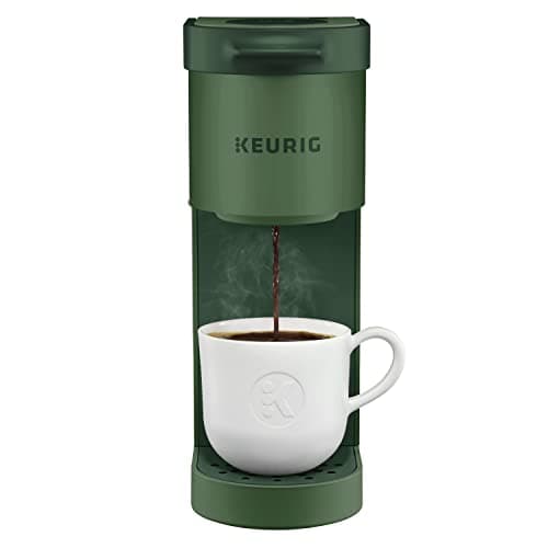 Keurig K-Mini Cafetière à dosettes K-Cup à service unique, dotée d'un design ultra élégant, Evergreen