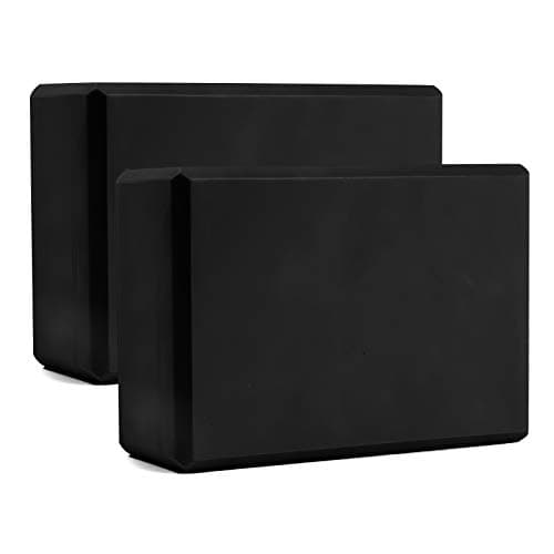 SK Depot™ Yoga Block (Set of 2) LxWxH :9"x3"x6" Supportive Latex-Free EVA Foam High Density Soft Non-Slip Surface for Yoga, Pilates,...