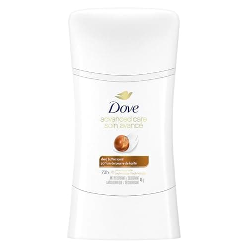 Déodorant antisudorifique Dove Advanced Care pour femme, parfum beurre de karité avec technologie pro-céramide pour une peau douce et résiliente, 45 g