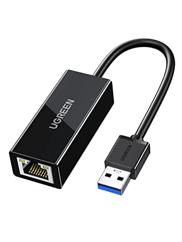 UGREEN USB 3.0 to Ethernet Adapter, RJ45 Gigabit Ethernet LAN Network Adapter 10 100 1000Mbps for Laptop, Switch, MacBook Pro, Air, Mac OS,...