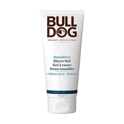 Bulldog Gel à raser pour peaux sensibles pour hommes, 175 millilitres