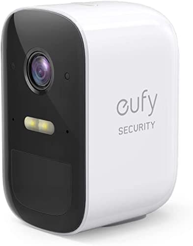 eufy Security Caméra complémentaire de sécurité domestique sans fil eufyCam 2C, nécessite HomeBase 2, autonomie de 180 jours, compatibilité HomeKit, HD 1080p, non...