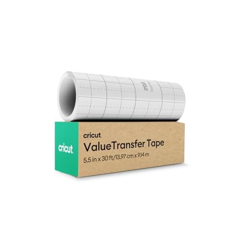 Ruban de transfert Cricut Value pour Joy Machine (rouleau de 5,5 pouces x 30 pieds) - Transferts faciles pour les projets en vinyle
