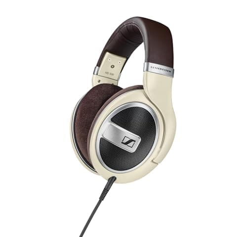 Sennheiser HD 599 - Casque ouvert avec un design haut de gamme, un son équilibré naturel et un ajustement confortable, noir