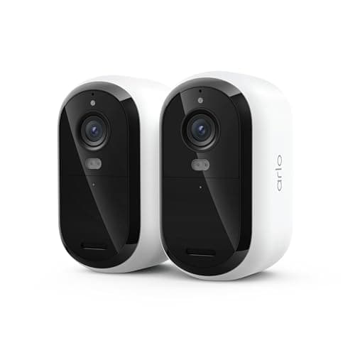 Arlo Essential Security Camera 2K (3rd Gen, 2025 Release) - Wireless Outdoor Camera, Battery Power, Person Recognition, Package Detection, Animated...