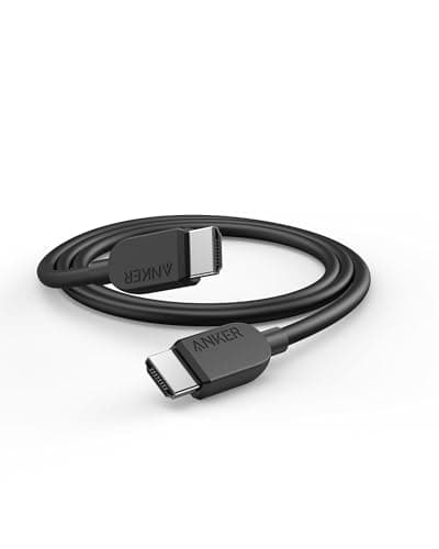 Câble HDMI Anker 8K à 60 Hz, cordon HDMI vers HDMI Ultra HD 4K à 120 Hz de 6 pieds, câble HDMI ultra haut débit certifié 48 Gbit/s, compatible avec PlayStation 5,...
