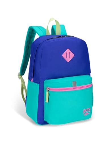 Roots Kids Lightweight Backpack — Made from 100% Recycled Fabrics with Rain Flap, Bottle Pocket, Reflective Accent, and Back Padding — 22.5 litres,...