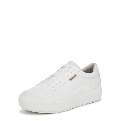 Dr. Scholl's Shoes Baskets Time Off pour femme, blanc lisse, 7,5