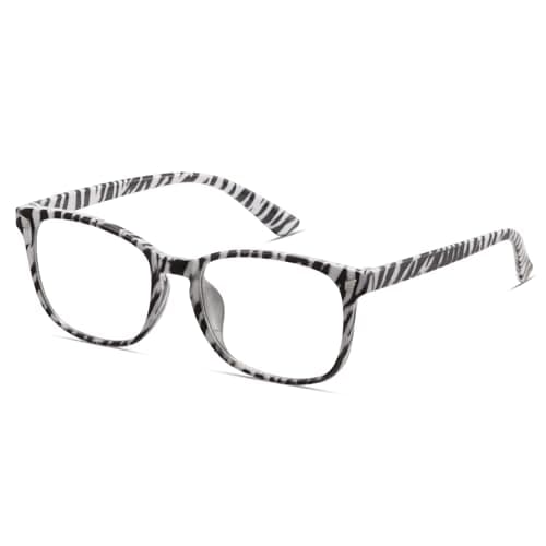 Gaoye Blue Light Blocking Glasses, Fashion Square Fake Nerd Eyewear Anti UV Ray Computer Gaming Eyeglasses Women/Men