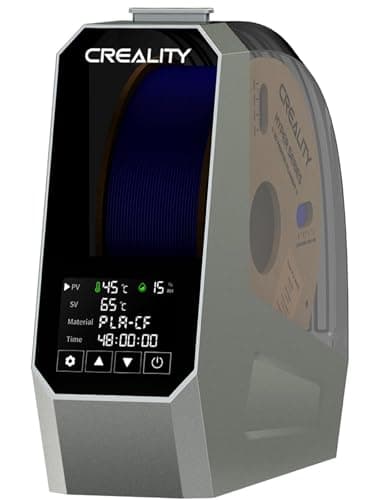 Sèche-filament Creality Space Pi, boîte de rangement de filaments, séchage par chauffage double 360° amélioré avec ventilateur et écran tactile, bobine de filament d'imprimante 3D...