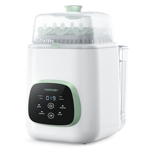 Momcozy KleanPal Pro Baby Bottle Washer, Sterilizer & Dryer - All-in-One Cleaning Machine for Bottles, Pump Parts & Baby Essentials - Time-Saving &...